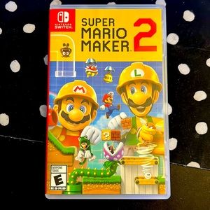 Used Nintendo switch super Mario maker 2